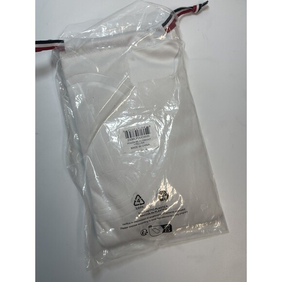 Moncler Sunglasses Eyeglasses Drawstring Protective Pouch W/Cleaning Cloth New - Picture 6 of 6